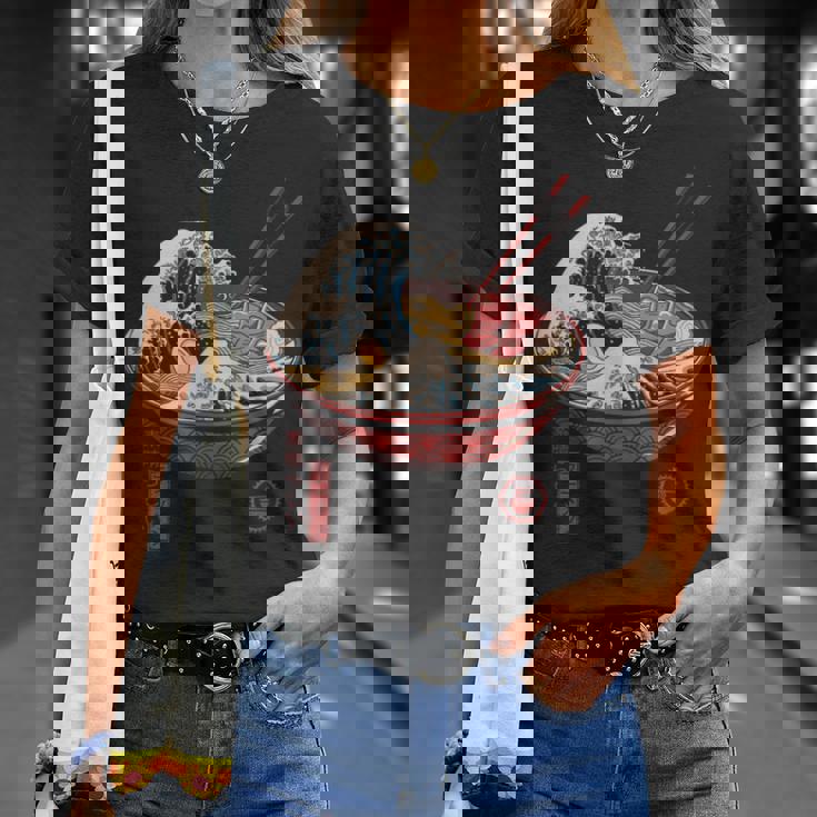 グレートラーメンウェーブ らーめんと波）Ｔシャツ Tシャツ 彼女への贈り物