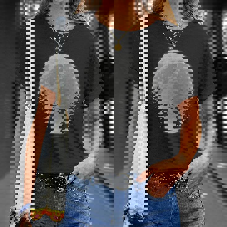 グレート剣道サムライズウィズムーンデザインジャパンウォリアー Tシャツ 彼女への贈り物