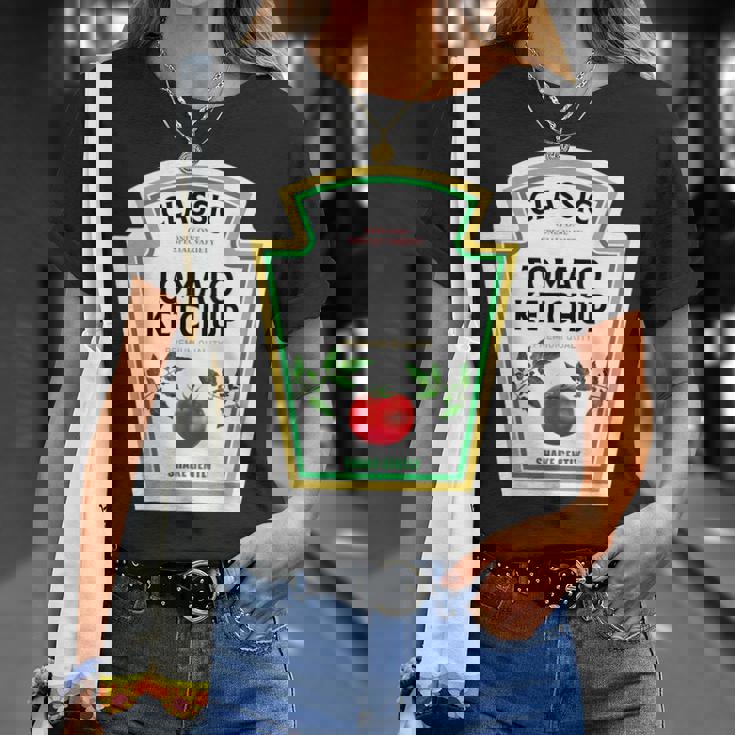 ケチャップ ハロウィン 2024 コスチューム マスタード 調味料 Tシャツ 彼女への贈り物