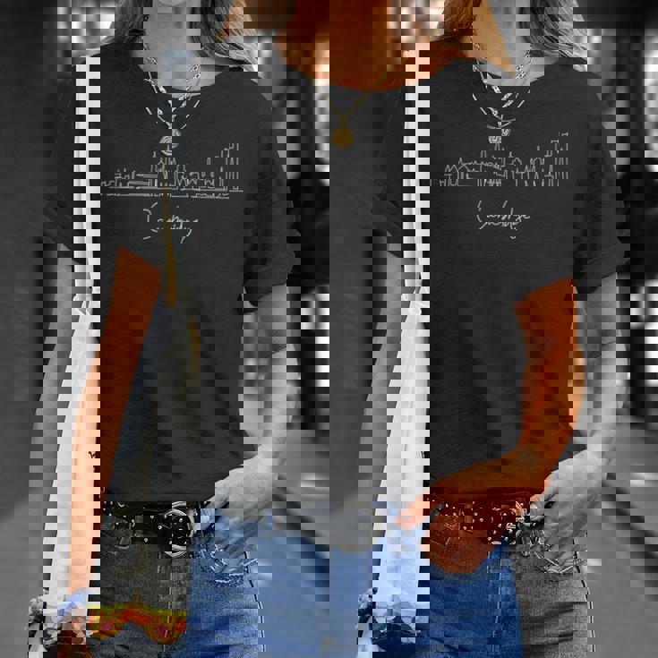 ケンブリッジ イングランド イギリス グレートブリテン 英国 イギリス Tシャツ 彼女への贈り物