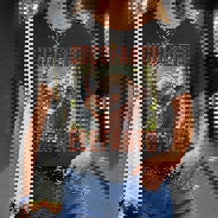 ココファント エレファント イタリアン ブレイン モンスター Ai キッズ Tシャツ 彼女への贈り物