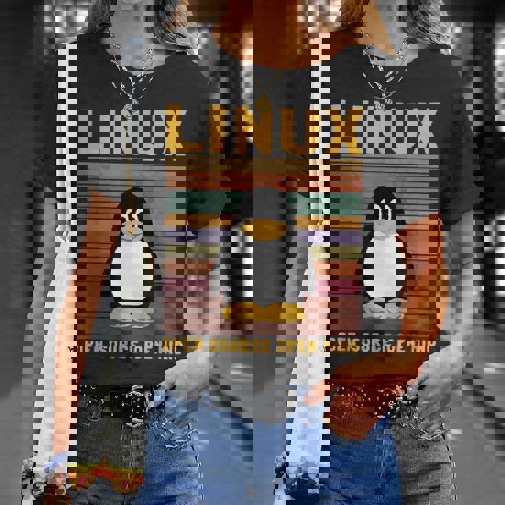 メンズ コンピューター オタク Linux ルートペンギン タックス 言葉 ギフト Tシャツ 彼女への贈り物