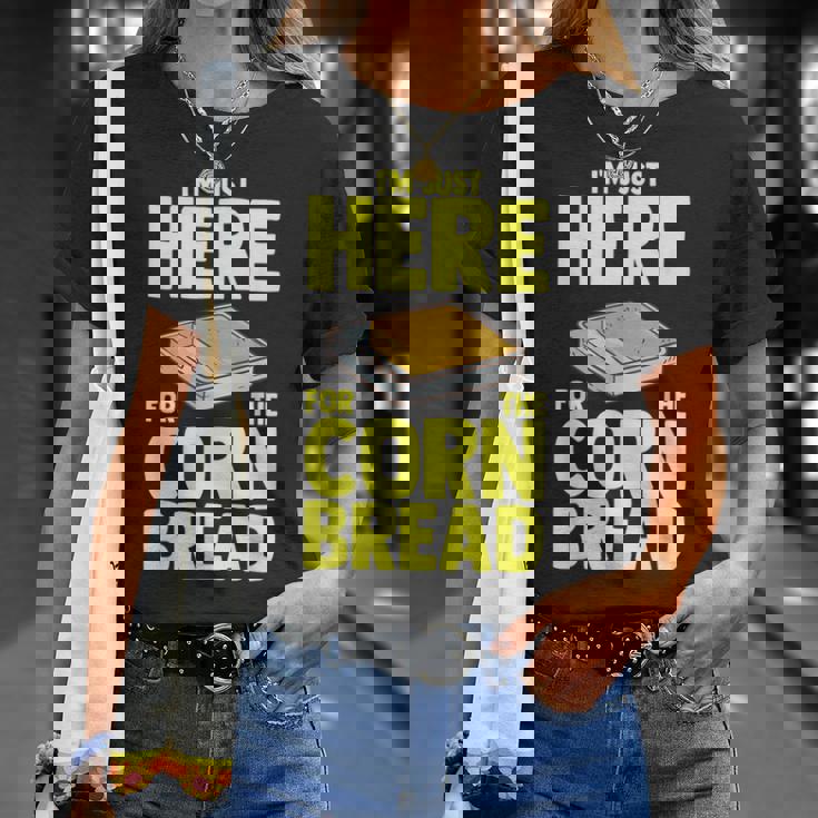 コーンブレッドレシピ 食べ物 面白いコーンベーキング Tシャツ 彼女への贈り物