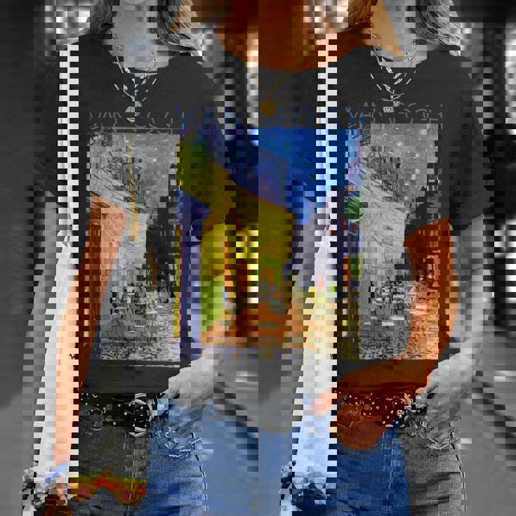 ゴッホ 夜のカフェテラス Tシャツ 彼女への贈り物