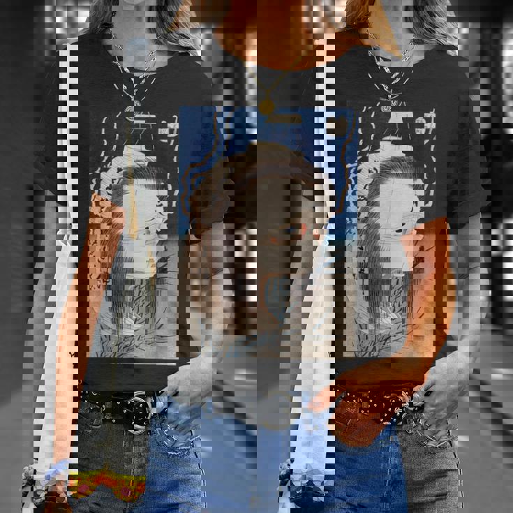 ゴースト 亡霊 霊魂 ファントム 葛飾北斎 日本美術 ハロウィン 妖怪 提灯お岩 百物語 お岩さん 百物語 Tシャツ 彼女への贈り物