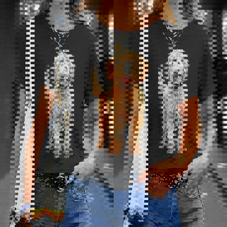 ゴールデンドゥードル犬 Tシャツ 彼女への贈り物