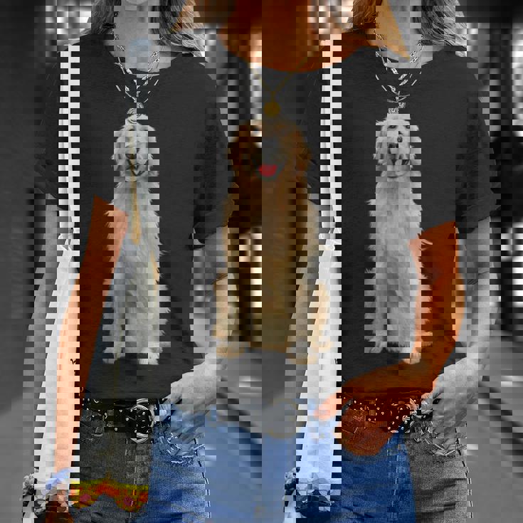 ゴールデンレトリバー ドッグ、ラブゴールデンレトリバー Tシャツ 彼女への贈り物