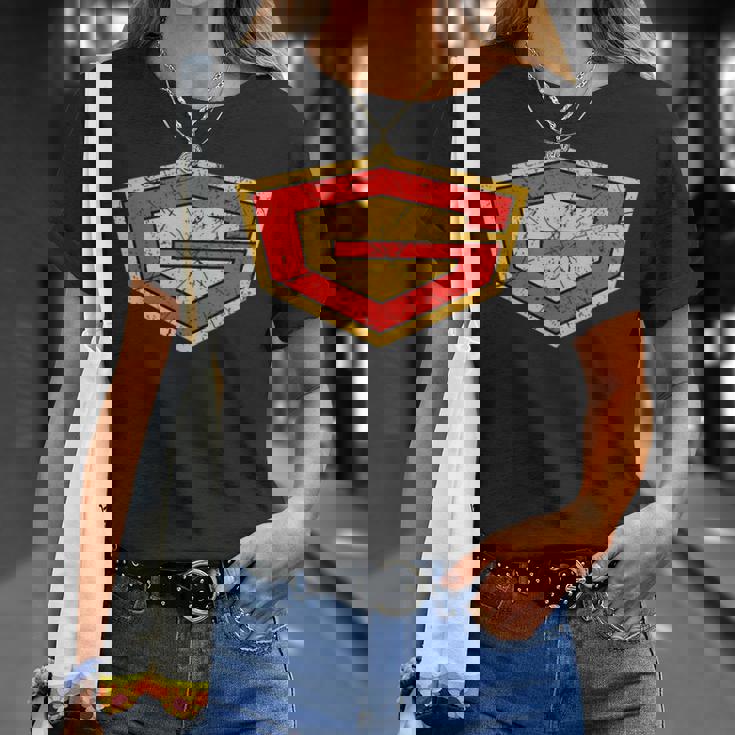 サイエンス忍者チーム ガッチャマン ビンテージアニメーションシリーズロゴ Tシャツ 彼女への贈り物