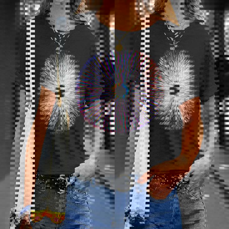 サイケデリック キノコ 胞子 プリント マッシュルーム マジック Tシャツ 彼女への贈り物