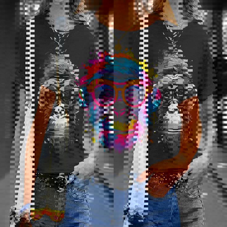 サイケデリック・エイプ、オタク、エイプ Tシャツ 彼女への贈り物