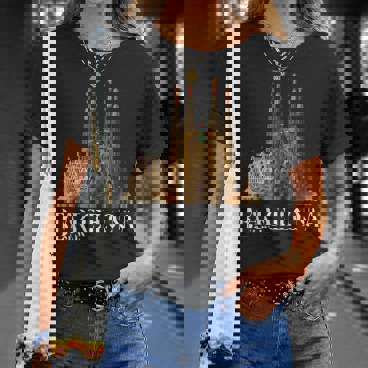 サグラダファミリア バルセロナ お土産 Tシャツ 彼女への贈り物