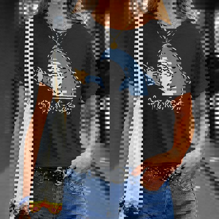 サメパンチ パンチを繰り出すサメ さめ 鮫 おもしろ Tシャツ 彼女への贈り物