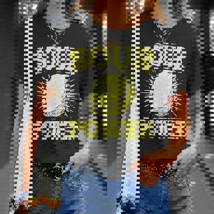 サワーパワー レモンフルーツ Tシャツ 彼女への贈り物