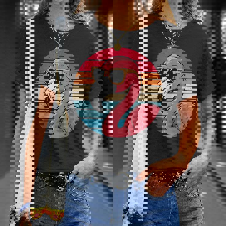 サングラス ヴィンテージ フラミンゴ 70年代 80年代 90年代 面白い フラミンゴ Tシャツ 彼女への贈り物