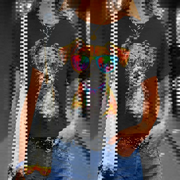 サングラスをかけたジャック・ラッセル・テリア ジャック・ラッセル愛好家 Tシャツ 彼女への贈り物