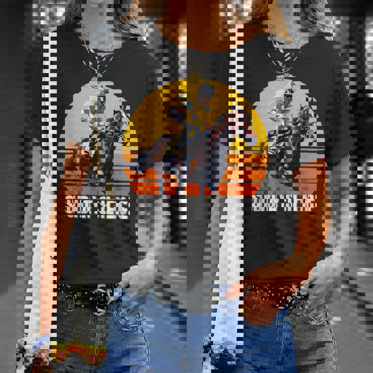 サンデーサイレンスホース、競馬、サンタアニタ、デルマール Tシャツ 彼女への贈り物