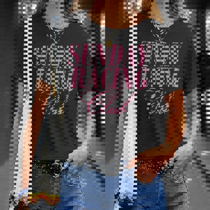 サンデーレーシング クラブレーサー デザイン Tシャツ 彼女への贈り物