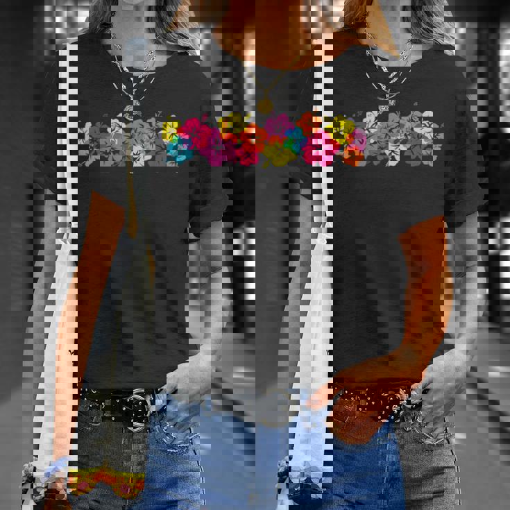 サーファースタイル ヴィンテージtシャツ ハイビスカス フラワーロー ヴィンテージビーチ Tシャツ 彼女への贈り物