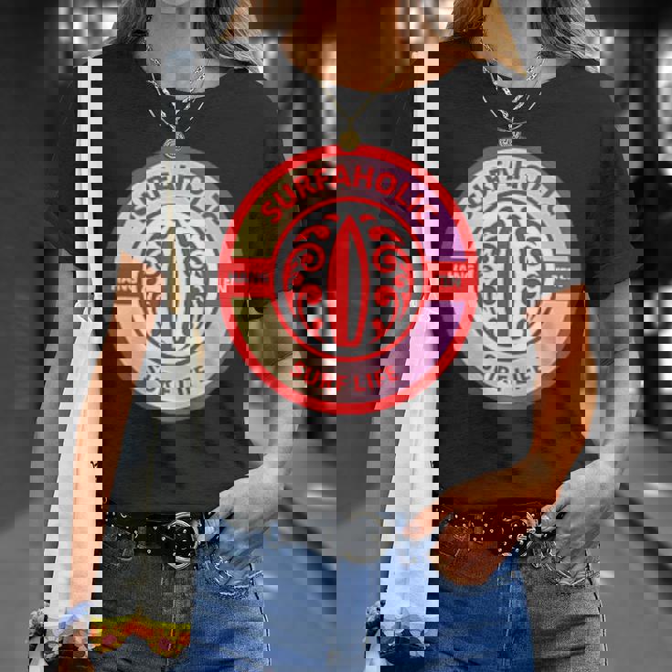 サーフホリック ハングテン サーフライフ サーフボード サーフ サーフィン Tシャツ 彼女への贈り物