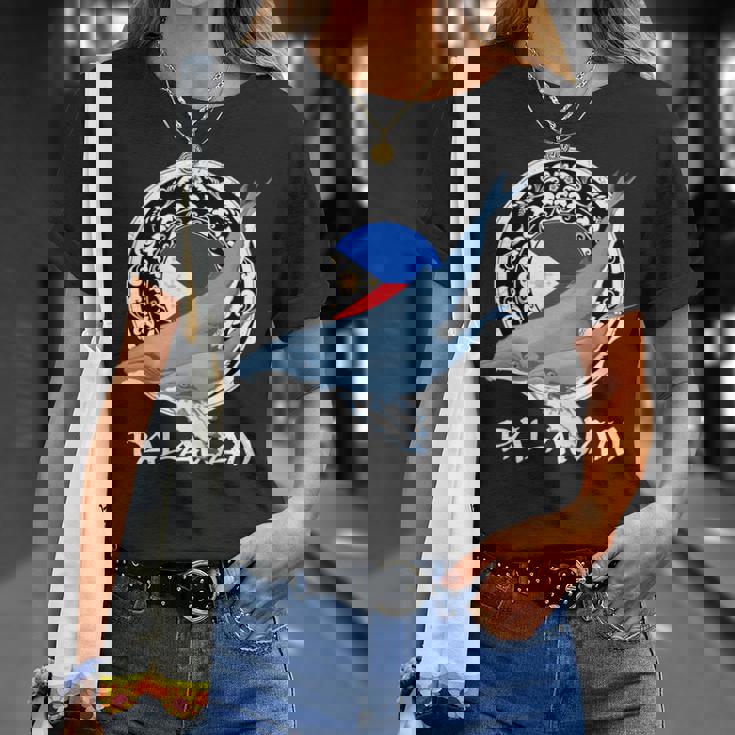 ザトウクジラ パラワン フィリピン 長袖tシャツ Tシャツ 彼女への贈り物