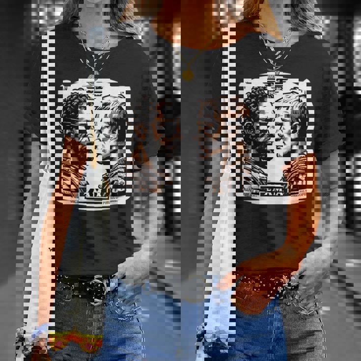 ザマ・ハンニバル対スキピオ ローマとカルタゴのポエニ戦争 Tシャツ 彼女への贈り物