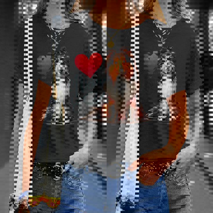 シェルティ・ドッグ・ママ、シェットランド・シープドッグ・ママ Tシャツ 彼女への贈り物