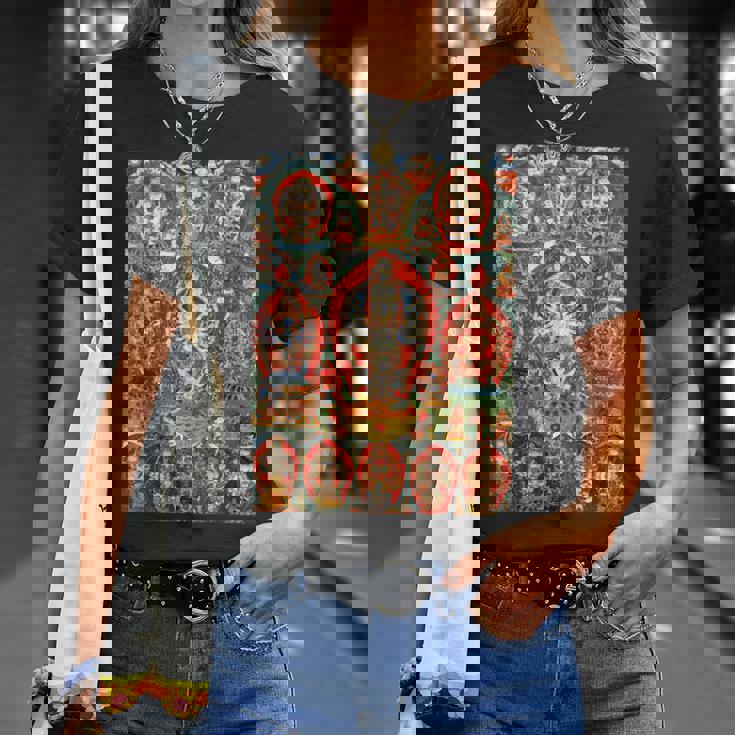 シッダ ラクシュミ チベット仏教 タンカ 曼荼羅 仏教 Tシャツ 彼女への贈り物