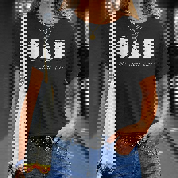 シマエナガ 北海道 雪の妖精 可愛い 丸 三角 四角 Tシャツ 彼女への贈り物