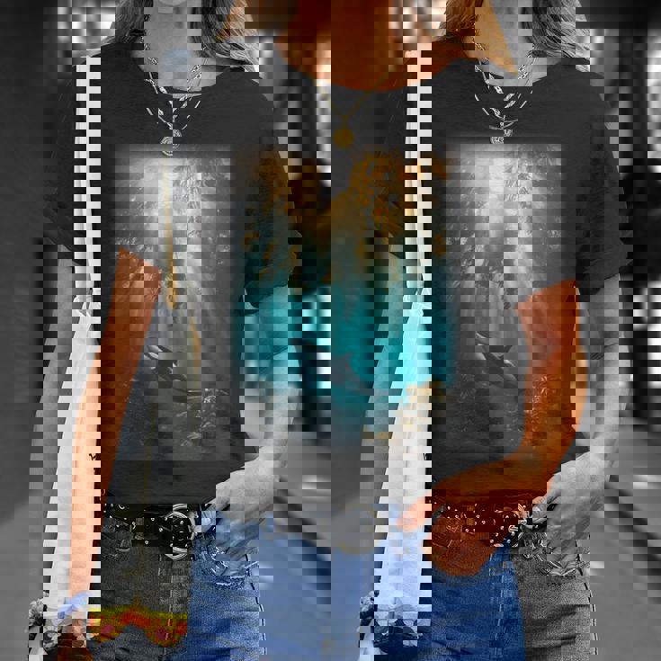 シャチが特徴的なシャチ。 Tシャツ 彼女への贈り物