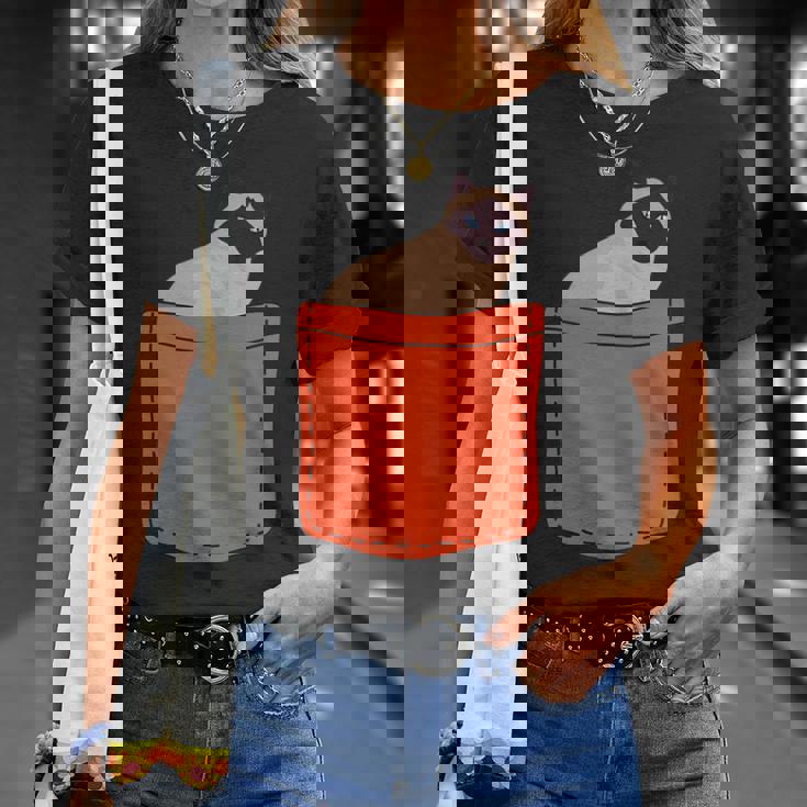 シャムバッグ 猫好きアパレル シャム猫 Tシャツ 彼女への贈り物