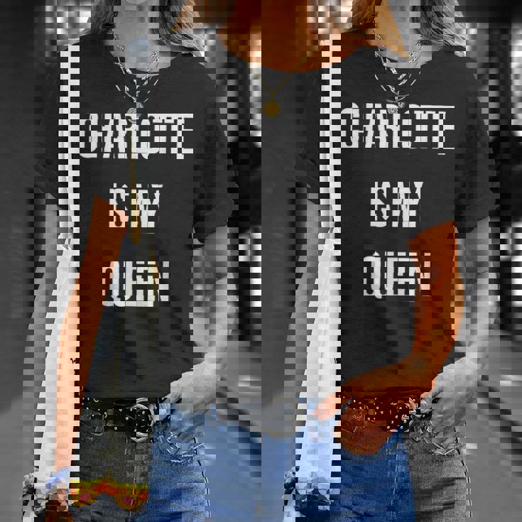シャーロット・イズ・マイ・クイーン Tシャツ 彼女への贈り物