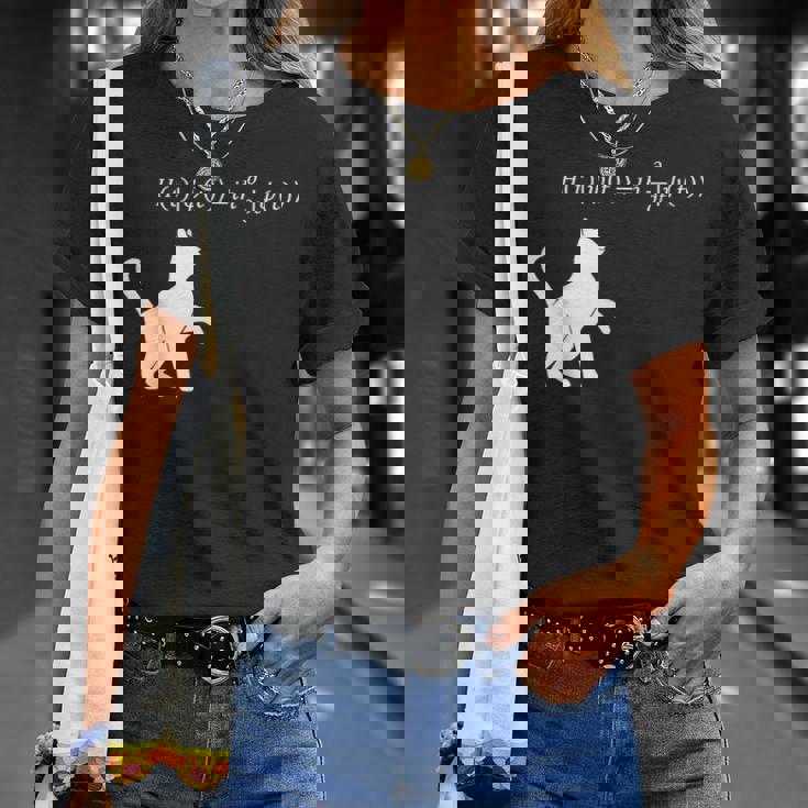 シュロディンガース 猫方程式物理学 オタク物理学 科学 Tシャツ 彼女への贈り物