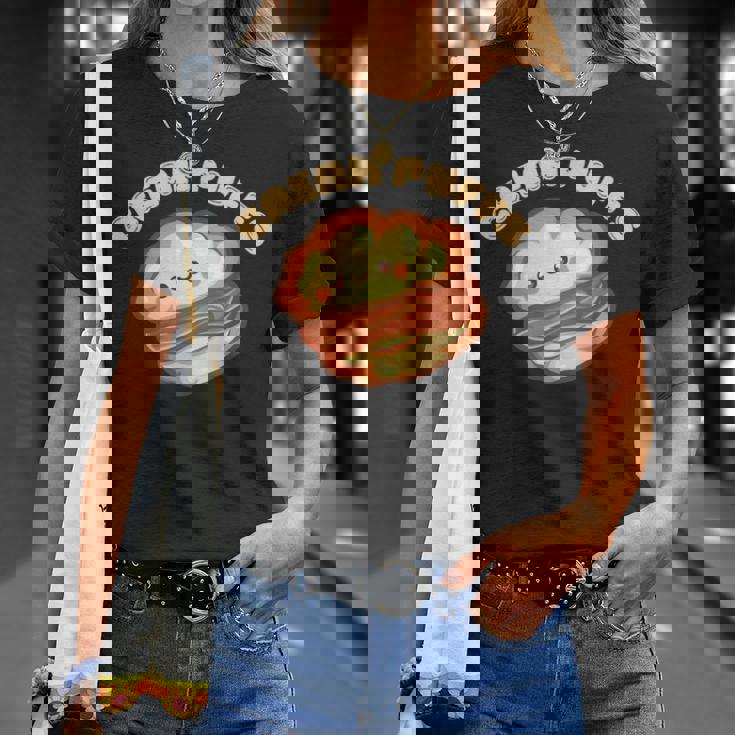 シュークリーム ペストリー デザート好き Tシャツ 彼女への贈り物