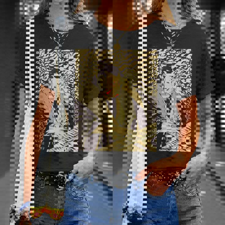 シンセサイザー テクノ 音楽 面白い サムライ シンセサイザー Tシャツ 彼女への贈り物