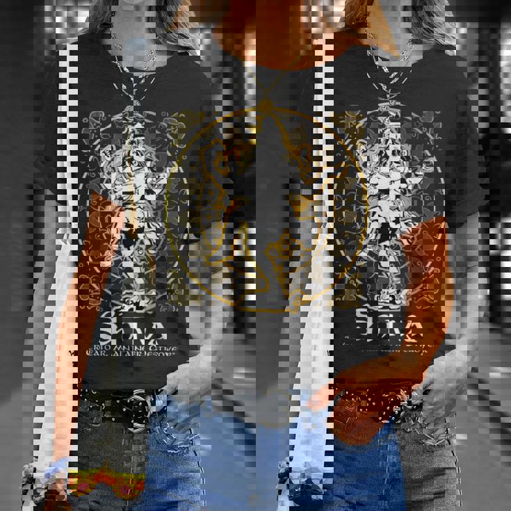 シヴァ「クリエイター、メンテナー、デストロイヤー」ヒンドゥー教の神 シヴァ神 Tシャツ 彼女への贈り物