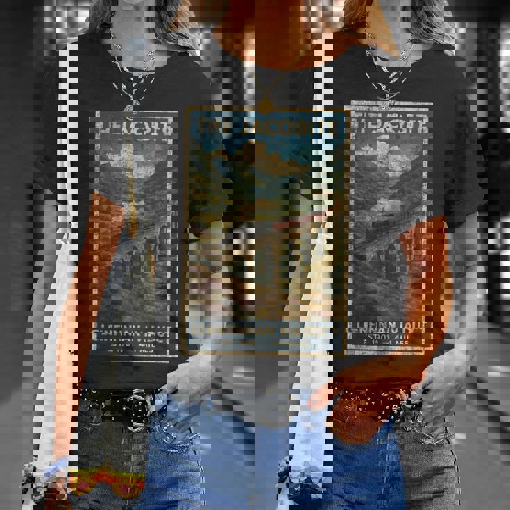 ジャコバイト蒸気レールトレイン Tシャツ 彼女への贈り物