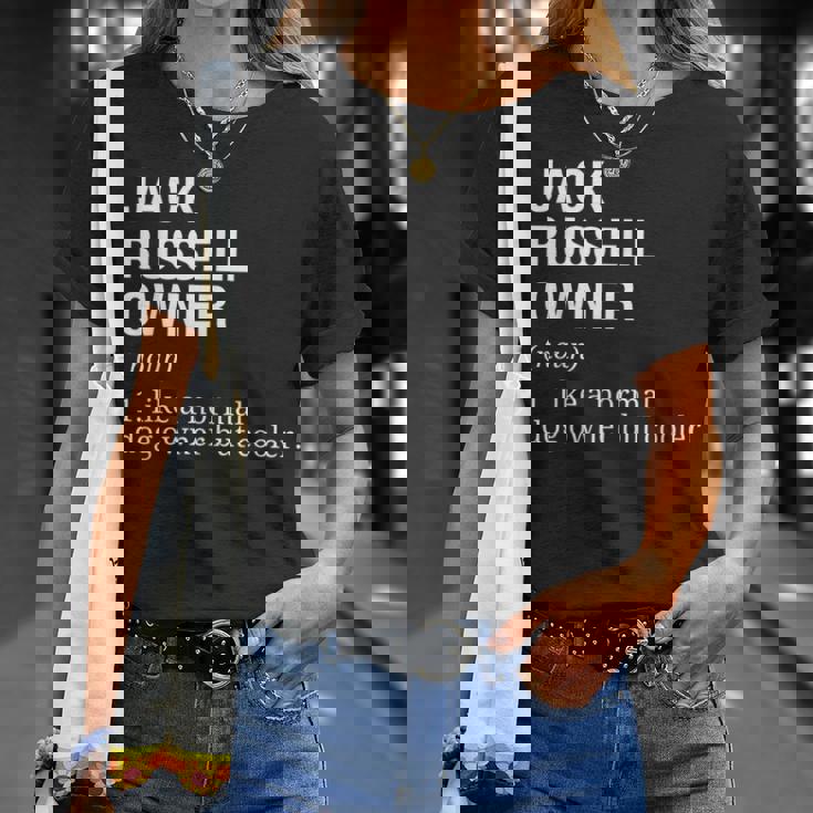 ジャック・ラッセル・テリア オーナー 定義 犬 Tシャツ 彼女への贈り物