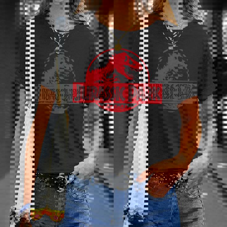 ジュラシックパークアニバーサリーイスラヌブラー 公式ライセンス商品。 Tシャツ 彼女への贈り物