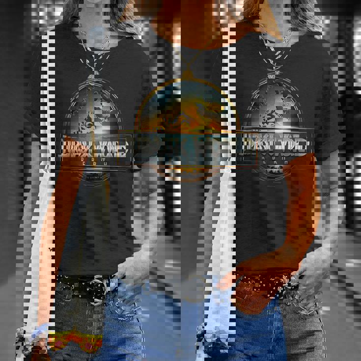 ジュラシック・ワールド リバース ムービーロゴ Tシャツ 彼女への贈り物