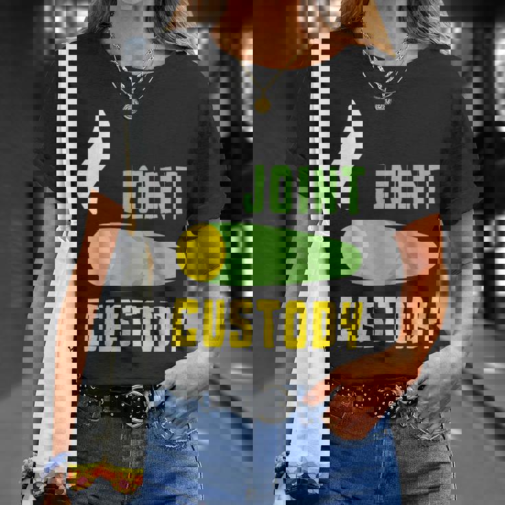 ジョイントカストディ マリファナウィード Tシャツ 彼女への贈り物