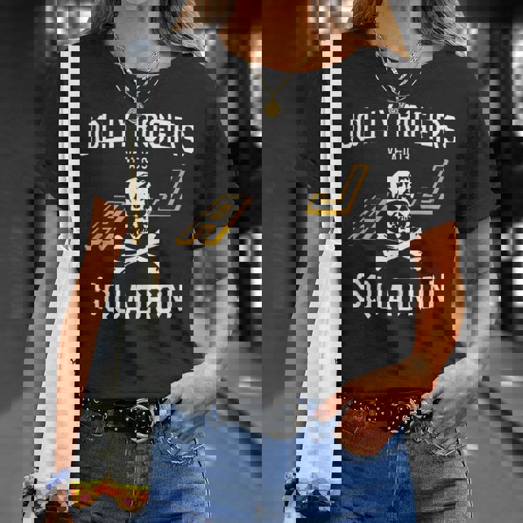 ジョリーロジャース ストライクファイター スクアドロンfa-103 デザイン Tシャツ 彼女への贈り物