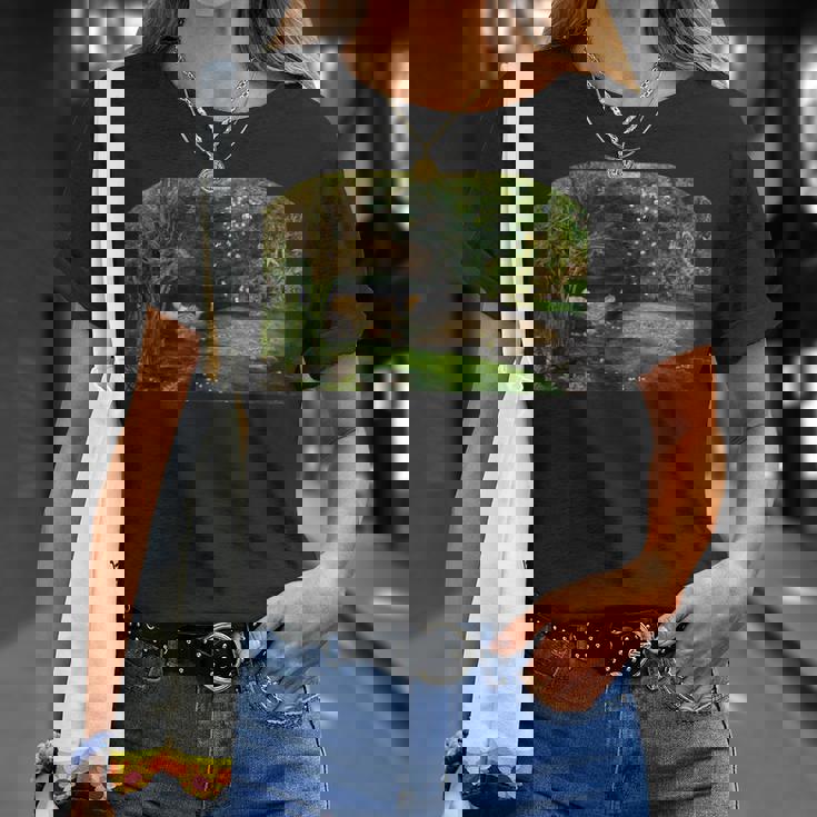 ジョン・エベレット・ミレー作 オフィーリア 1852 Tシャツ 彼女への贈り物