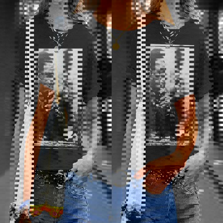 ジョン・コルトレーン 白黒写真 Tシャツ 彼女への贈り物