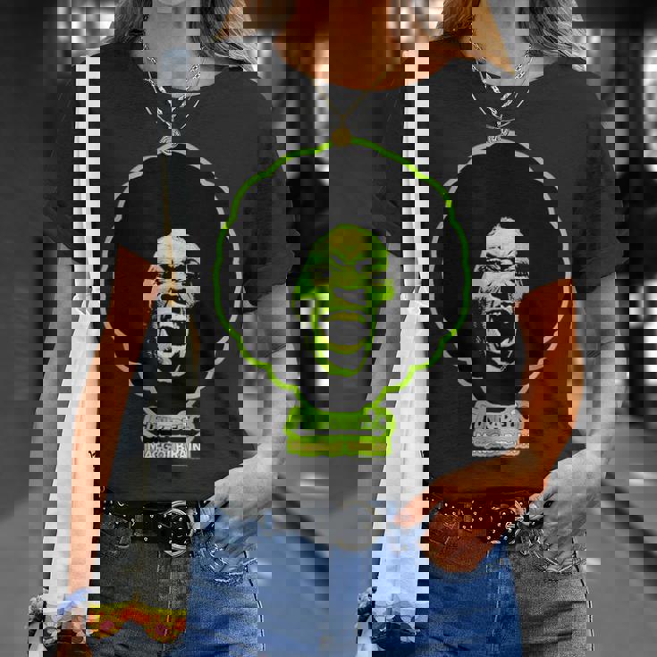 ジョージ・クリントン・ファンカデリック・グリーン・マゴット・ブレイン Tシャツ 彼女への贈り物