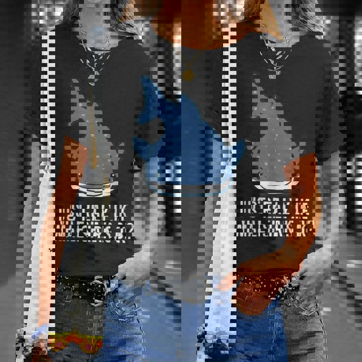 ジンベエザメが本当に好きだよ？かわいいジンベイザメ Tシャツ 彼女への贈り物