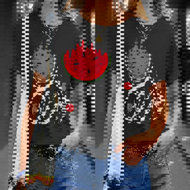 スイカ パレスチナ スイカ パレスチナコレクション Tシャツ 彼女への贈り物