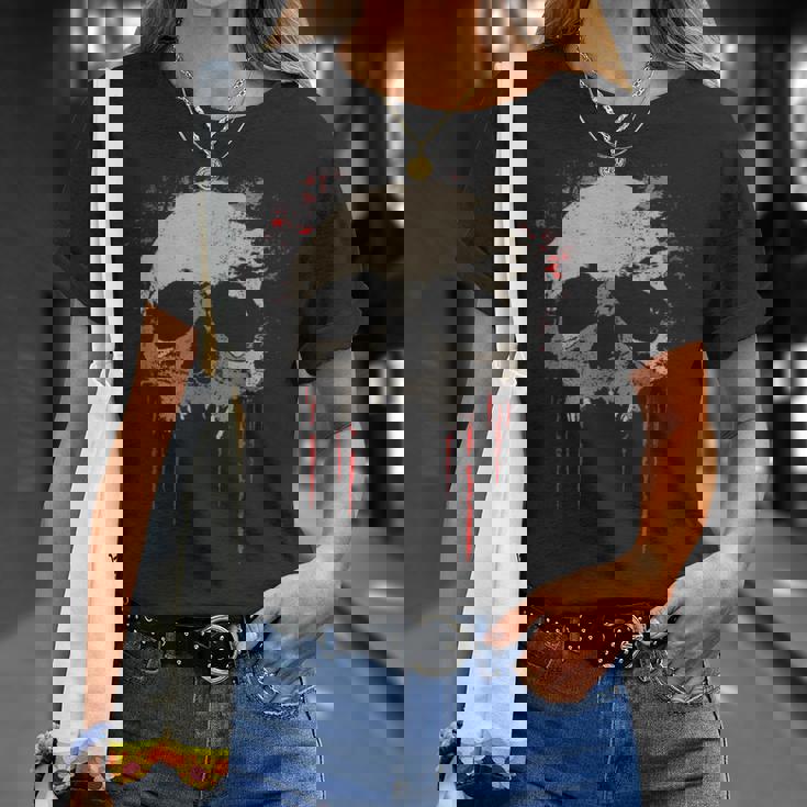 スカルのみのグラフィック。 Tシャツ 彼女への贈り物