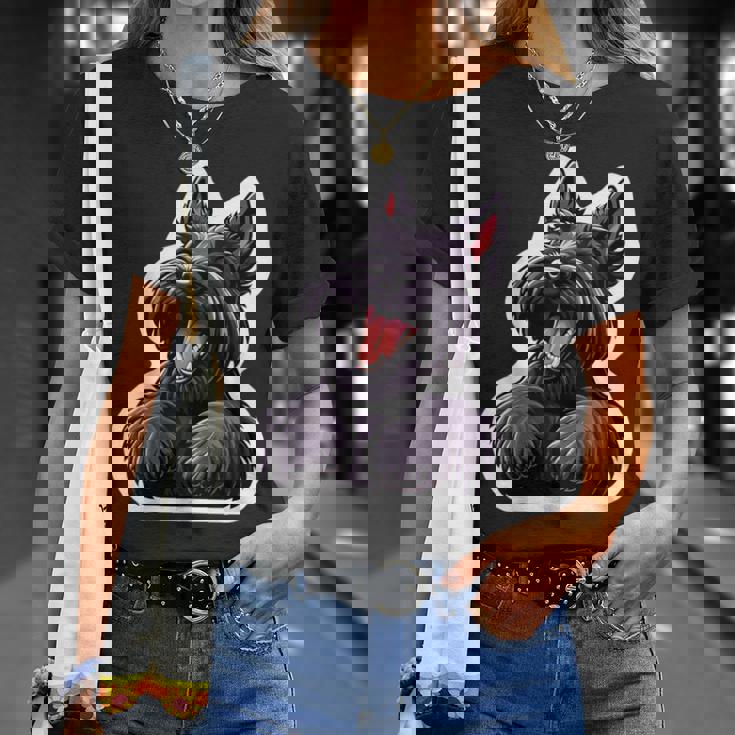 スコティッシュテリア 面白い スコティッシュテリア カワイイ 子犬 犬 Tシャツ 彼女への贈り物