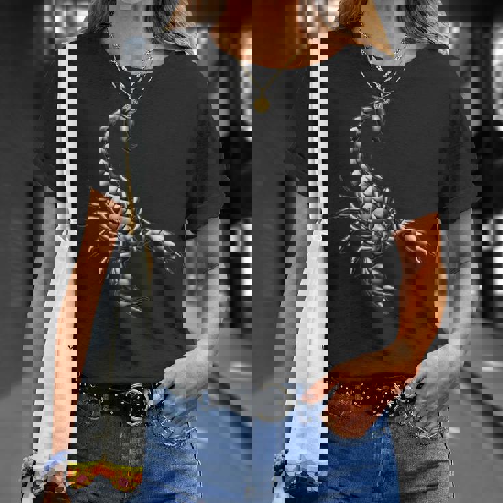 スコーピオン ブラックワーク Tシャツ 彼女への贈り物