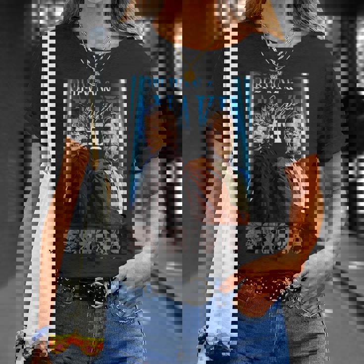 スター・ウォーズ クラシック オビワン&アナキン グループショットポスター Tシャツ 彼女への贈り物